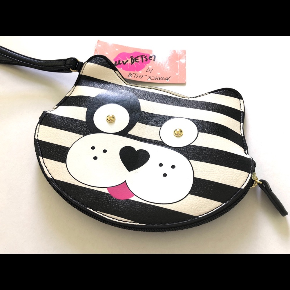 Jailhouse Cat Wristlet by Betsey Johnson